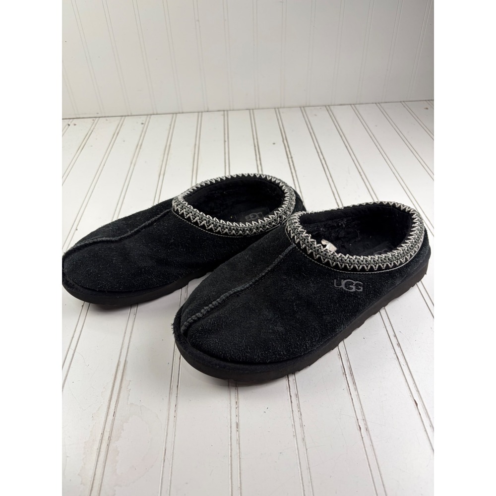 UGG Black Tasman 2 Suede Slippers Loafers Women's Size 8 $125 - Picture 3 of 11